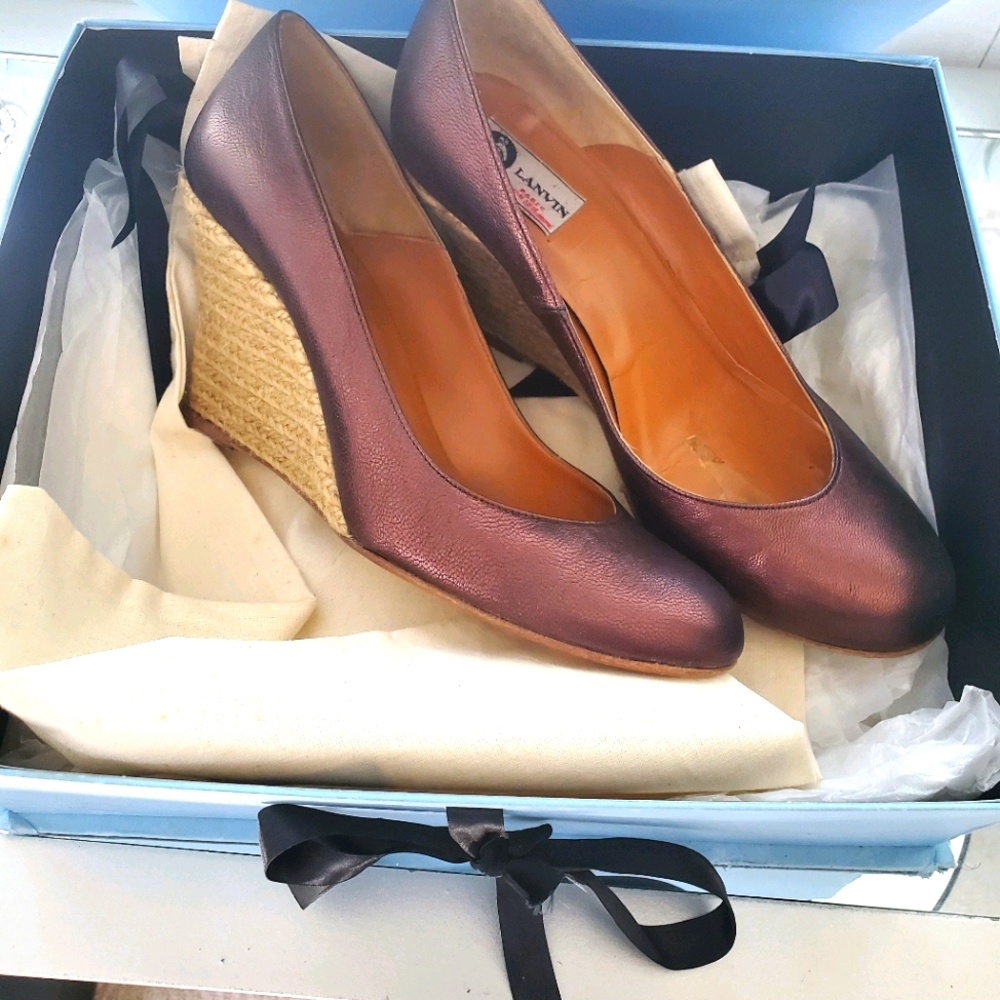 ❤️❤️Metallic Leather - Paris "Lanvin" Shoes